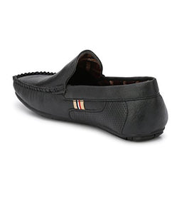 REVOKE PL-Black Casual Loafers Shoes