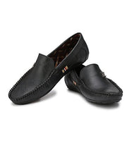 REVOKE PL-Black Casual Loafers Shoes
