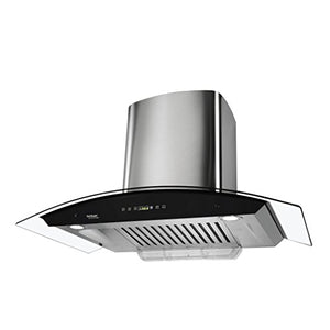 Hindware 90 cm 1200 m3/h Chimney (Nevio 90 Auto Clean,Silver/INOX)
