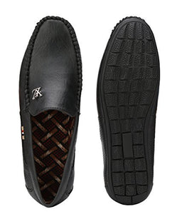 REVOKE PL-Black Casual Loafers Shoes