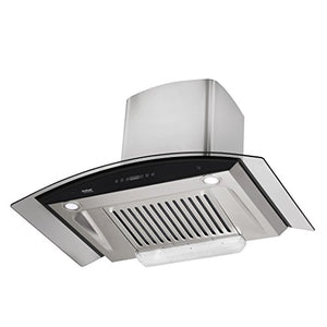 Hindware 90 cm 1200 m3/h Chimney (Nevio 90 Auto Clean,Silver/INOX)