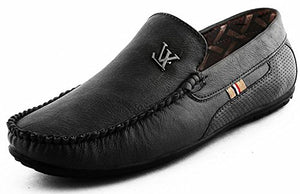 REVOKE PL-Black Casual Loafers Shoes